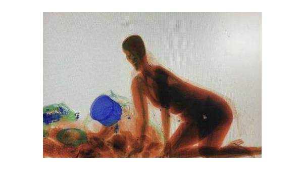 在車(chē)站過(guò)X光安檢機(jī)時(shí)顯示屏中會(huì)呈現(xiàn)出什么？